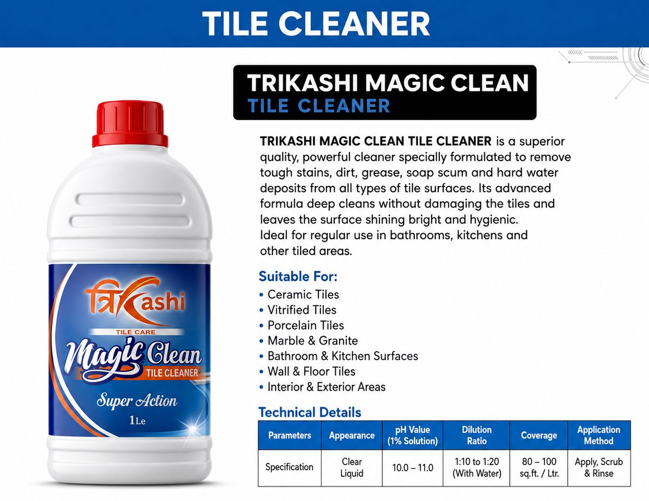 TRIKASHI MAGIC CLEAN