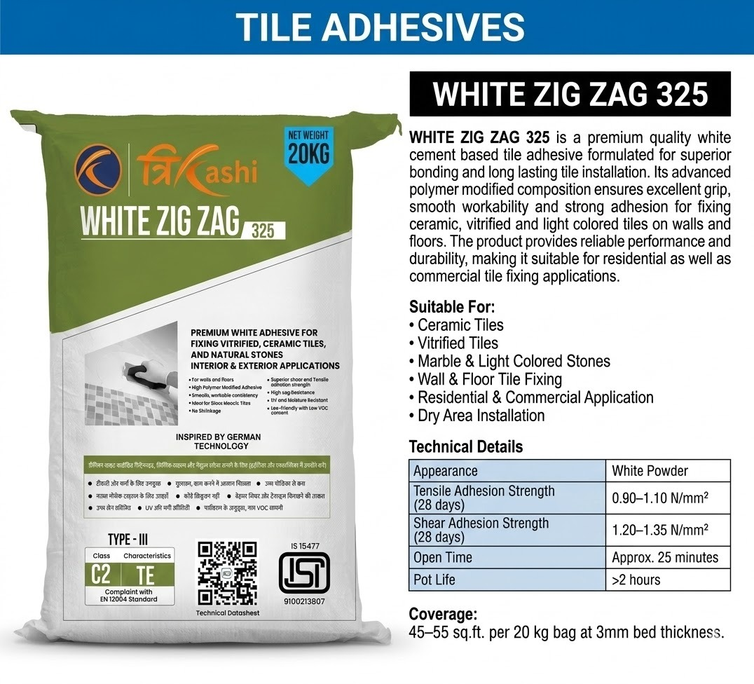 WHITE ZIG ZAG 325